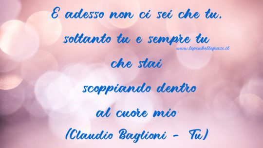 canzoni d amore frasi