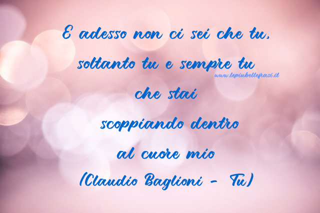 canzoni d amore frasi