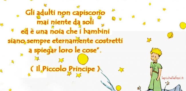 frasi piccolo principe