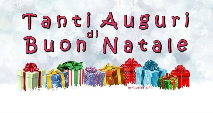 tanti auguridi buon natale