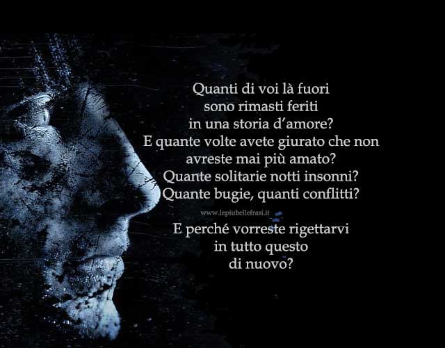 Frasi delusione d'amore