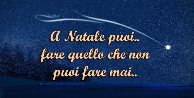 a natale puoi