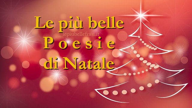 Poesie Sull Albero Di Natale Con Rime.Poesie Di Natale Canzoni Di Natale Per Bambini E Canti Natalizi