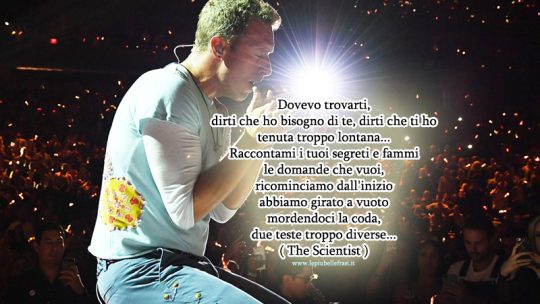 coldplay frasi