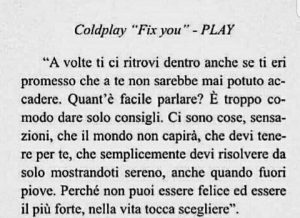 frasi coldplay