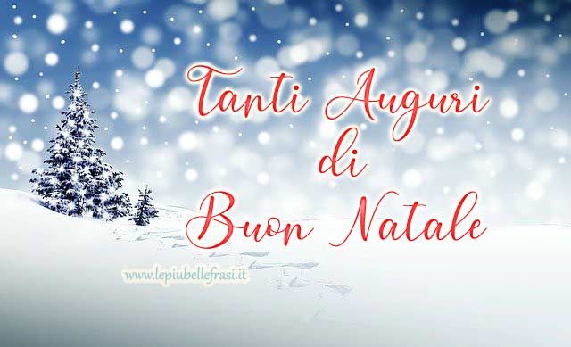 frasi auguri buon natale