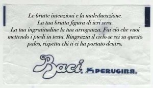 frasi divertenti baci perugina 