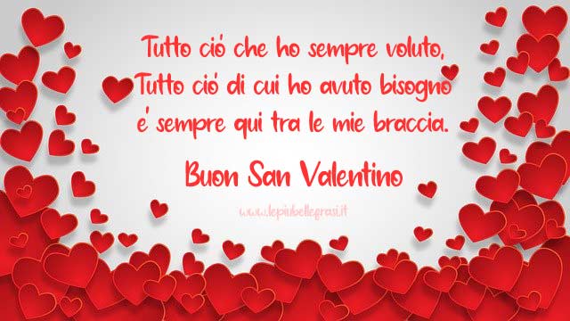 frasi san valentino