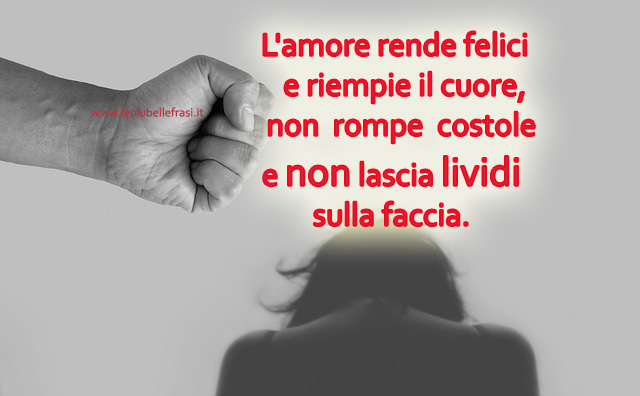 Frasi violenza sulle donne