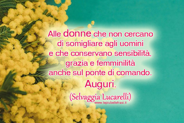 frasi festa della donna