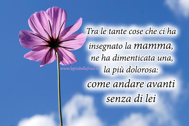 frasi morte mamma