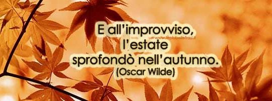 frasi sull'autunno