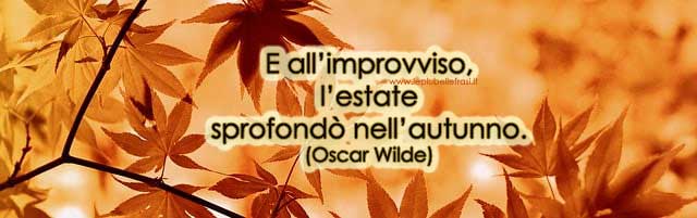 frasi sull'autunno