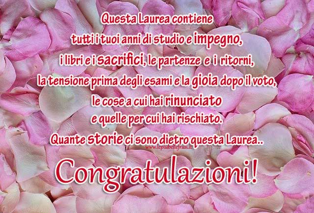 auguri per laurea