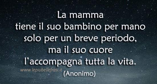 frasi d'amore per la mamma