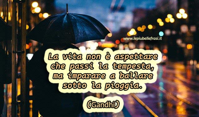 frasi sulla pioggia