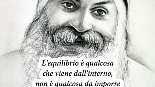 frasi osho equilibrio