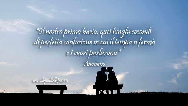 frase primo bacio