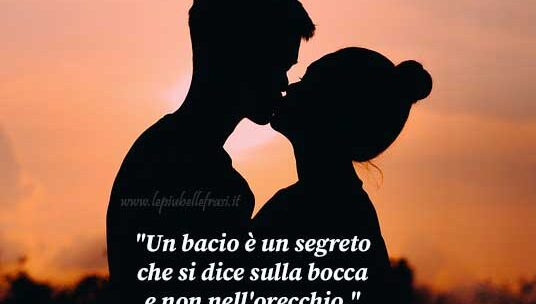 frasi sul bacio
