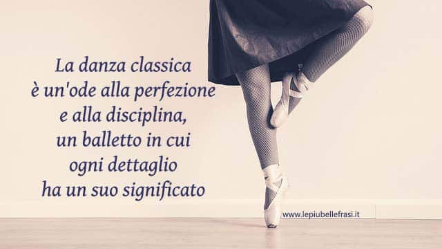 Frasi sulla danza classica