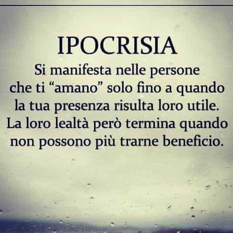 frasi ipocrisia